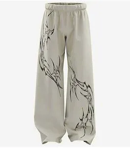 Autumn Winter Eco-Friendly Breathable Fleece Sports Pants Loose Casual Long Sweatpants Straight Fashionable Trend Warm