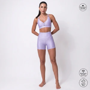 Women's High Waist Yoga Shorts Set Plus Size Stretchable Spandex/Polyester Quick-Dry Breathable Fitness Wear Solid Pattern