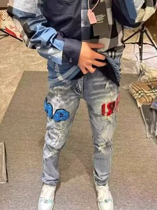 Men Plus Size Jeans Relaxed Fit Stretch Denim Pants Comfortable Big Tall Trousers Casual Old Man Bulk Supplier