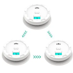 ETL Listed American 10 Years Battery Powered Smoke And Carbon Monoxide Combo Alarm Made In Vietnam Fire Safety Alarm Detector