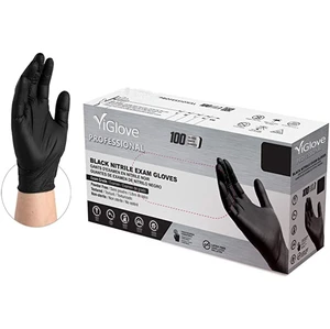 Manufacturer Disposable Black Blue Orange Biodegradable Industrial Work Food Grade Powder Free Safety Hand Nitrile Gloves