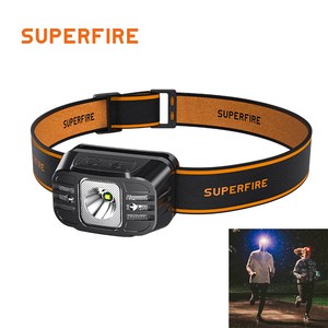 High Power Outdoor Camping LED Headlamp With Motion Sensor 7 Modes IP44 Waterproof USB Rechargeable For Running Fishing & More