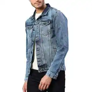 Denim Jeans Jackets High Quality Denim Jacket for Men Factory Wholesale Custom High Quality Denim Jacket For Men
