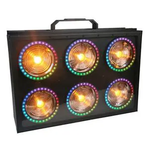 Professional 10+ Years Factory Direct Sales Waterproof Outdoor Retro Amber 6x100W LED Blinder 6 Eyes Audience Light