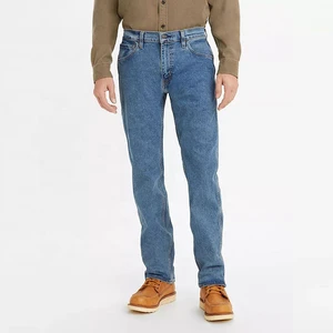 Regular Fit Hot New Denim Pants Classic Man Trousers Men Clothes Customized Colors Casual Male Elastic Waist