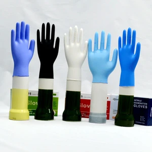 Disposable Nitrile Gloves Powder Free 100 Pcs Box Black Blue Heavy Duty Food Grade Free Sample Disposable Gloves Wholesale