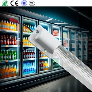 Waterproof LED Refrigerator Freezer Replacement Light Customizable Length 165 Degree Wide Beam PC Tube for Commercial Cooler