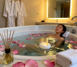 TOOWIN Led Floating Wax Waterproof Flameless Light, Twinkling Romantic Wedding Decoration, Water-Skimming Pool Light