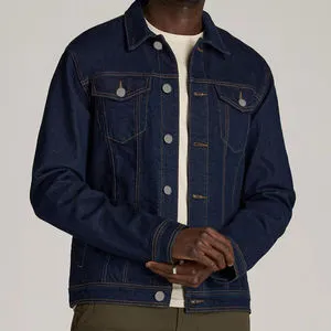 Factory Custom Denim Cotton Fabric Jackets Manufacturer Pigment Washing Oem Custom Jean Denim Jacket For Man