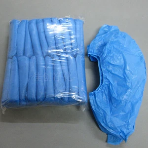 Disposable CPE Shoe Covers Waterproof Anti Dust Plastic Boot Covers For Home Real Estate Cleaning Construction OEM