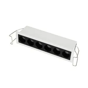Modern Outdoor IP65 Grille LED Linear Lights with High Brightness and Smart Spotlight