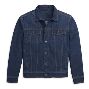 Men's Classic Fit Denim Jacket Custom Color New Style Casual Everyday Wear Outerwear Stand Front Winter Wear Reversible 100%