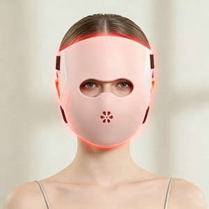 High Quality Hand Held Red LED Light Therapy Infrared 3D Waterproof Face Mask Electric 630nm 830nm 7 Color Photon