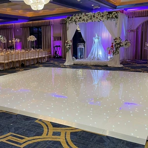 Full Color DMX512 Wireless LED Starlit Dance Floor with Remote Control IP54 Rated 2x2/2x4FT Size High CRI 95