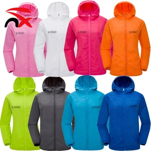 Custom Logo Printing Polyester Outdoor UV Protective Breathable Sports Sun Protective Clothing with Pocket Style