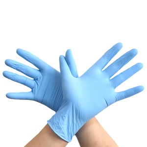 Disposable Nitrile Exam Gloves Hypoallergenic Flexible Strong for Hygiene Safety and Cleaning