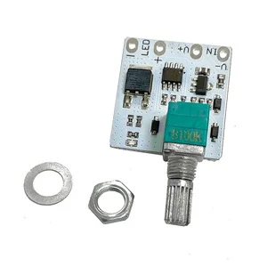 LED Constant Voltage Dimmer Module with Switch and Brightness Knob for Adjusting Desk Lamp Light Strip
