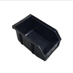 Cleanroom Packing Bin Black ESD Plastic Storage Box /C3004 Components Antistatic Box/Anti-static Industry Cleanroom Black Box