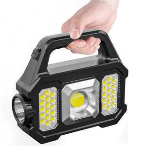 Waterproof Rechargeable High Brightness COB Camping Lanterns Flashlight Outdoor Solar Light Emergency Light Fishing Hiking
