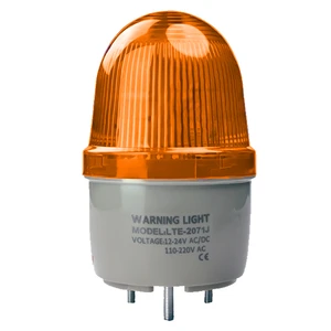 220V AC Pilot LED Lamp For Industrial Control Cabinet Power And Equipment Status Warning Light