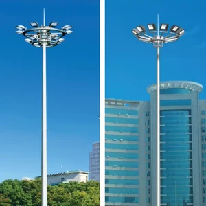 LIWEI Best Sell High Mast Lighting 4800w 30m 35m Lighting Pole and Lighting Tower
