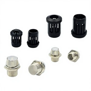LED 3mm Plastic Lamp Holder with Copper Sleeve Long Sleeve Insulated Lamp Socket Model MJT