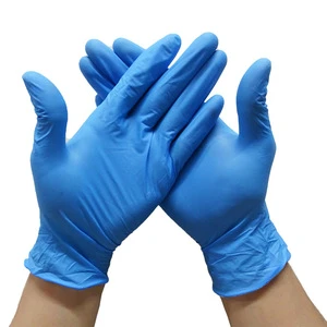 SJ 100 Disposable Nitrile Gloves Box Vinyl Personal Protective Equipment Powder-Free Examination Gloves