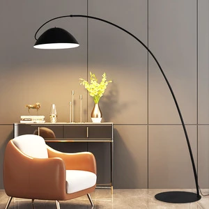 Postmodern Residential Lighting Body Marble Shade Floor Lamp for Bedside Bedroom 0r Office or Living Room Led Floor Lamp
