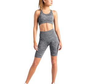 Tight Breathable Solid Yoga Shorts Women's High Waist Tummy Control Spandex/Nylon Pockets Hip-lifting Quick-drying
