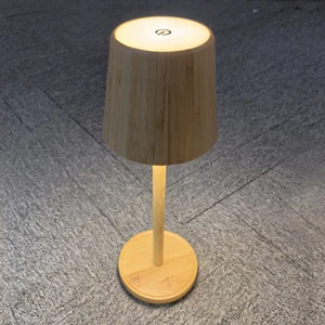 Wood Bamboo Style LED Night Light Various Holiday LED Lamp Desk USB Lamp