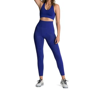 Top Selling Solid Front Logo Women's Yoga Set 2-Piece Eco-Friendly Quick Dry Gym Wear Wholesale Reasonable Price