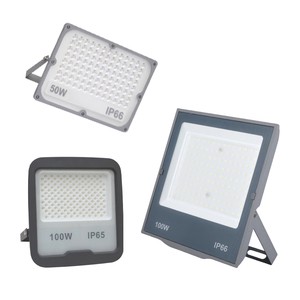 IP67 Rated LED Flood Lights 30W/50W/100W/150W/200W Solar Lamp with Aluminum Construction for Garden Use 120 Beam Angle