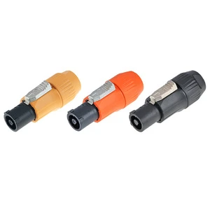 20A Three-Pin Waterproof Flame-Retardant LED Power Connector for Stage Lighting and Beam Lights