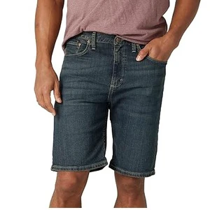 New Arrival Denim Shorts For Men Style Jeans Short Street Wear With Custom Logo Solid Color Men Denim Short Wholesale Breathable