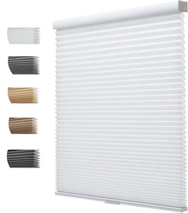 Smart Cellular Roller Shades Motorized Day And Night Honeycomb Blackout Blinds For French Windows Home Decoration