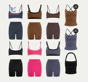 OEM Wholesale Yoga Sets for Woman Gym Fitness Sets Active Wear High Quality Trendy Shorts Yoga Set