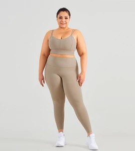 Fitness Wear Sport Yoga Bra and Leggings Custom Workout Clothing Plus Size Yoga Set for Women