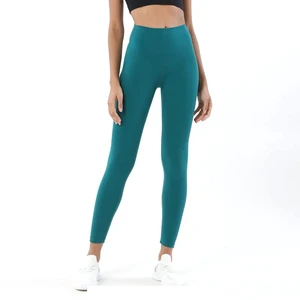 Buttery Soft Casual High Quality Mid Waist Lulu Align Yoga Leggings Women's Seamless Knitted Snagging Resistance Knee-Length