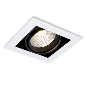 Modern Commercial 20W Aluminum Double Heads Led Recessed Grille Light