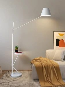 For Wireless Charging Floor Lamp Touch Control Iron Modern Minimalist Design For Living Room Bedroom Sofa Side Table