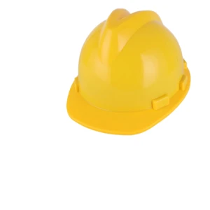 V-Shaped Basic Construction Site Safety Helmet Breathable Polyethylene Plastic with Labor Protection Print Hard Hat