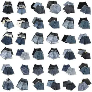 Wholesale of Various Women's Denim Shorts in Large Quantities Fashionable Classic High Style Simple and Sexy Summer Denim Shorts
