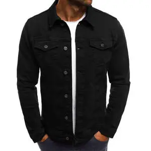 New Fashion Denim Jacket For Men Durable Comfortable Breathable Fabric Modern Stylish Outerwear Perfect For Everyday Streetwear