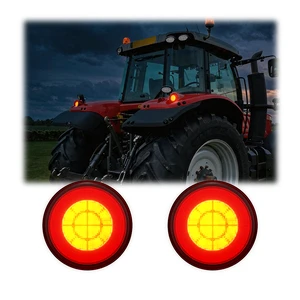 ECE R148 LED Brake Tail Amber Indicator Light For Massey Ferguson 4295458M1 3786690M91