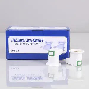 Factory-Tested Plastic E27 E14 LED Lighting Lamp Holders Bases Socket Bulb Holder AC 85-165V Switch EU US Plug Socket Adapter