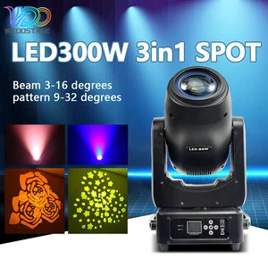 Wedostage 300w Bsw Cmy+cto Led Moving Head Light Beam Spot Wash Stage Light for Dj Club Theater Wedding bar Stage Concert Event