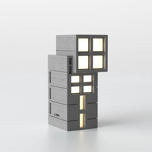 OEM ODM Unique Cement Desk Lighting Reading Lamps Concrete Light Modern LED Bedside Table Lamp Promotional Christmas Gifts Items
