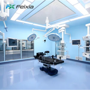 Fast Install Modular Wall Panel Design with a Quick Lead Time Board for Hospital Grade Surgical Operating Rooms
