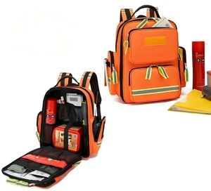 Custom 2-3 Person Waterproof Emergency Survival Kit 20-35L Medical First Aid Backpack For Car Outdoor Travel Safety