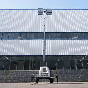 Easy Operation Led Tower Light Portable Telescopic Mast Lighting Tower Light Towers Atlas